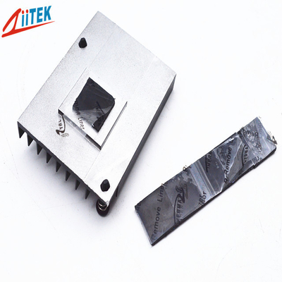 18 Cojín térmico de goma de silicona negra Shore 00 1.8W/MK para módulos de memoria de tubo de calor