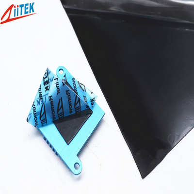 Black Ul Recognized Pad térmico de silicona de 2 mm para la caja de energía de monitoreo