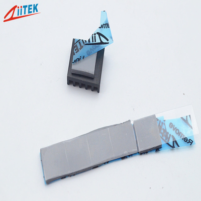Pad térmico de disipador de calor de silicona elastomérico cerámico lleno para la caja de energía de monitoreo