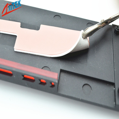 Pad térmico de buen conductor térmico de color rosa/blanco para componentes de audio y vídeo