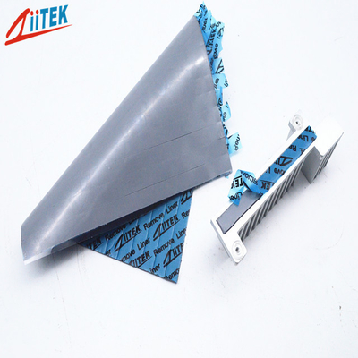 Pad conductor térmico de silicona de corte a presión de color gris para refrigeración de hidromasaje de CPU GPU