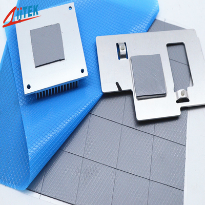 China Fabricante Alta Conductividad Térmica Pad Termal de Silicona Gris 7.5W