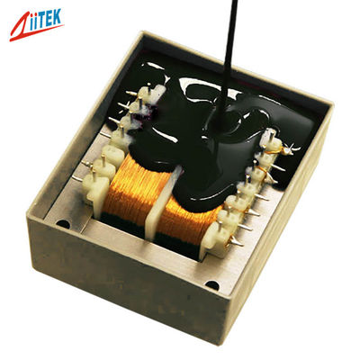 Pegamento térmico sólido negro opaco impermeable a altas temperaturas para el envase de componentes electrónicos