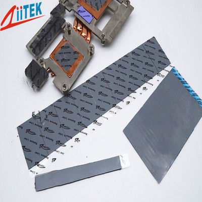 Pad térmico libre de silicona suave y comprimible para tarjetas de visualización Fabricación ROSH 2.0W/MK