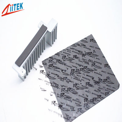Pad de relleno de hueco libre de silicona térmico conductor personalizado al por mayor para la aplicación de paquetes de baterías