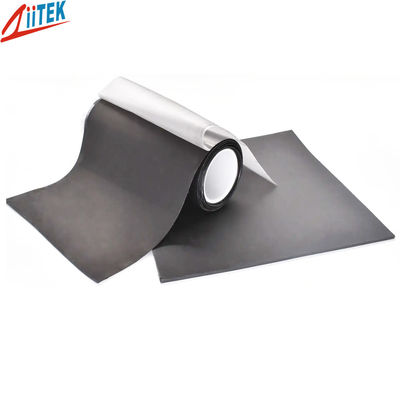 TIS300 material de silicona conductiva 65±5 Shore 00 Dureza Níquel / grafito para uso industrial