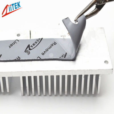 Pad térmico de silicona compatible con RoHS 1,0 mm de espesor relleno térmico para CPU GPU para dispositivos médicos
