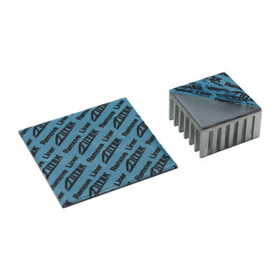 Pad térmico de silicona gris suave 6.5W de alta conductividad térmica para refrigeración electrónica