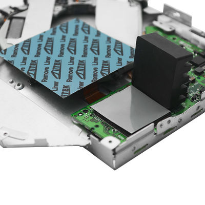 3.0W Hoja de aislamiento de relleno térmico para CPU LED GPU MOS con calificación de llama 94 V-0 de personalizado