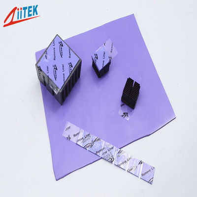 Pad térmico de silicona azul violeta de 2.5W para equipos electrónicos