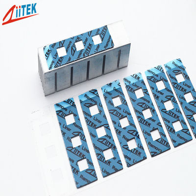 Almohadilla térmica blanda de alta conductividad térmica y grosor personalizable para refrigeración de CPU y GPU, densidad 2,7 g/cm3