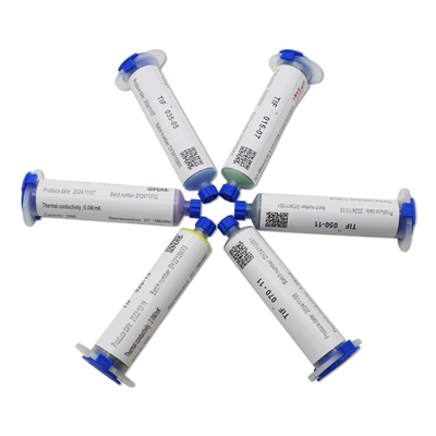 Gel conductor térmico gris con conductividad térmica muy alta Gel conductor térmico de 4,5W Gel de sílice para micro tubos de calor