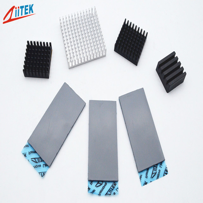 5.0W de alta calidad de fábrica mayorista de silicona personalizada almohadilla térmica de relleno de huecos térmicos de aislamiento de la hoja para LED CPU GPU MOS