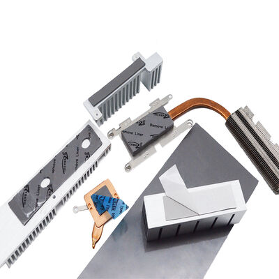 Almohadilla conductora de silicona térmica gris autoadhesiva 7,5 W para procesadores AI servidores AI disipación de calor