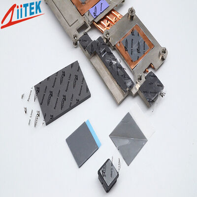 Almohadilla de separación térmica sin silicona de buen rendimiento para electrónica automotriz y disipación de calor de vehículos de nueva energía