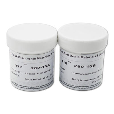 Adhesivo para rellenar de conductividad térmica de resina epoxi de dos componentes de alta conductividad térmica para fuente de alimentación