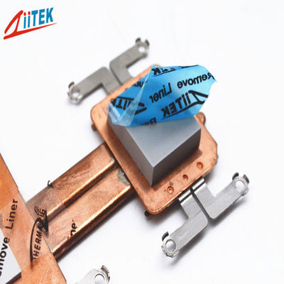 Pad térmico de aislamiento de silicona conductor de relleno de huecos de enfriamiento Pad térmico para batería Ev