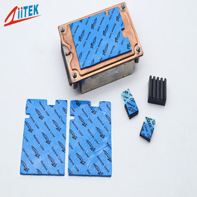 Almohadilla de silicona conductiva térmica de espesor ultra suave para controladores de almacenamiento de masa de alta velocidad