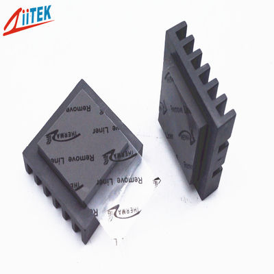 8W/MK aislamiento eléctrico silicona almohadilla térmica silicona térmicamente conductiva material de protección y amortiguación