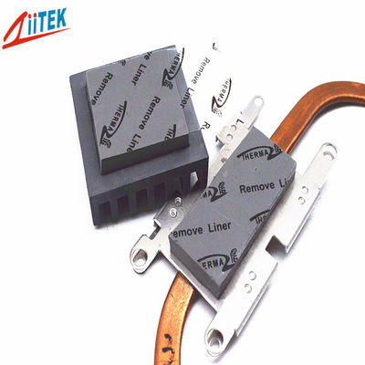 8W/MK aislamiento eléctrico silicona almohadilla térmica silicona térmicamente conductiva material de protección y amortiguación