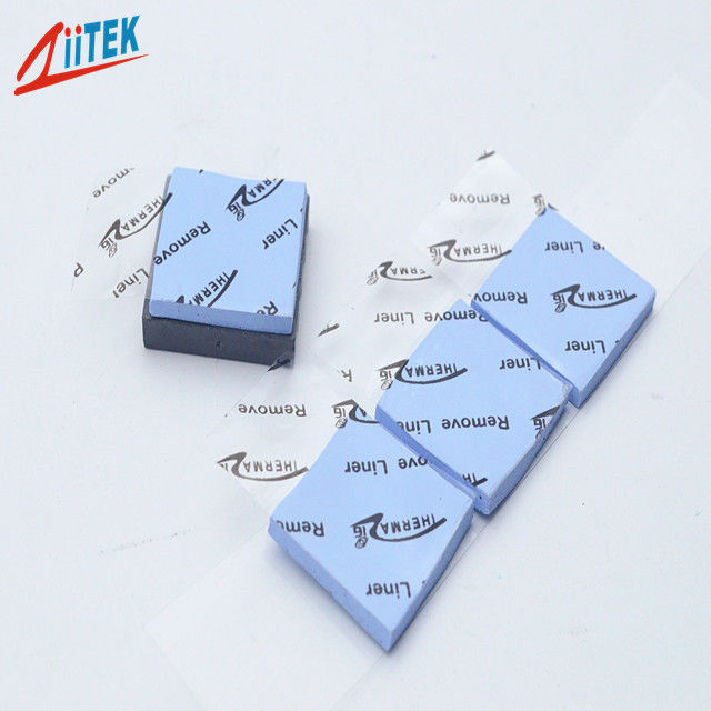 Materiales de gestión térmica 3,0W Lavabo de cabeza de silicona almohadilla térmica para transferencia de calor de piezas eléctricas
