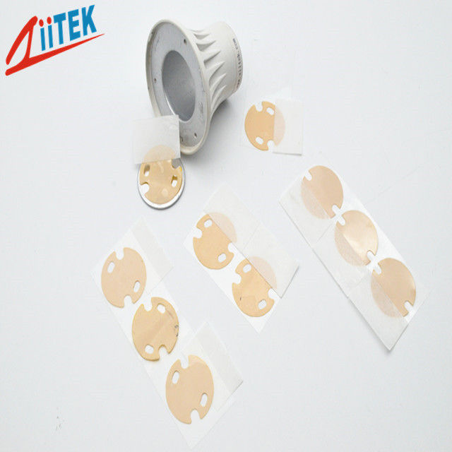 Controladores de motor Ámbar ligero Personalizado 1.6W Pad térmico de cambio de fase 0.102mm de espesor