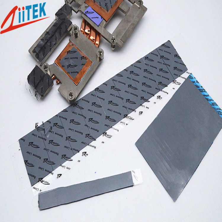 Pad térmico libre de silicona suave y comprimible para tarjetas de visualización Fabricación ROSH 2.0W/MK