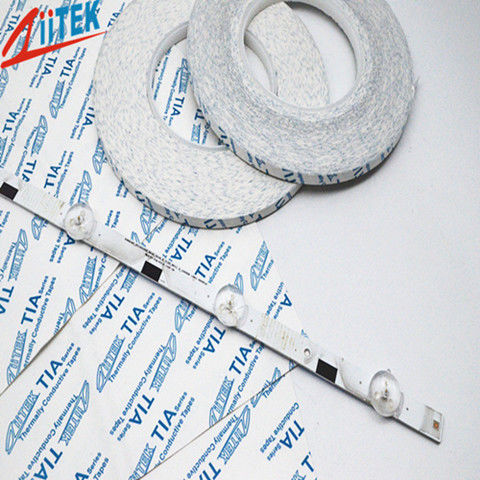 Alta conductividad térmica cinta adhesiva de doble cara transferencia de calor cinta térmica de fibra de vidrio para LED y disipador de calor