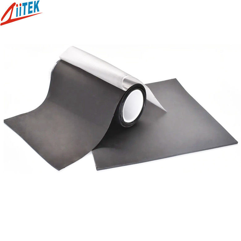 TIS300 material de silicona conductiva 65±5 Shore 00 Dureza Níquel / grafito para uso industrial