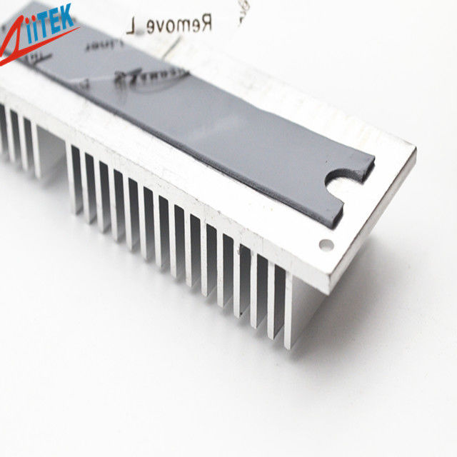 Pad térmico de silicona compatible con RoHS 1,0 mm de espesor relleno térmico para CPU GPU para dispositivos médicos