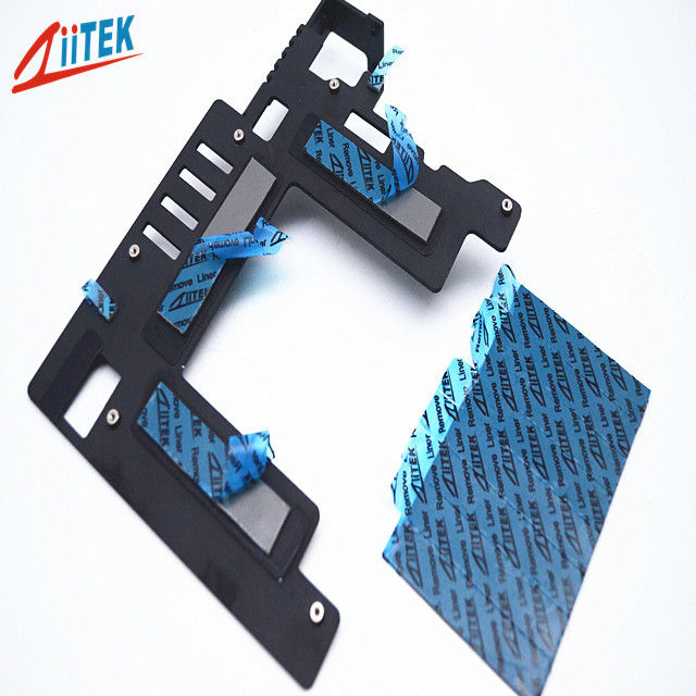 10.0W Pad térmico de silicona Pad térmico de aislamiento Pads de material de tren Productos electrónicos Pad térmico de llenado de huecos