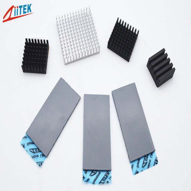 5.0W de alta calidad de fábrica mayorista de silicona personalizada almohadilla térmica de relleno de huecos térmicos de aislamiento de la hoja para LED CPU GPU MOS