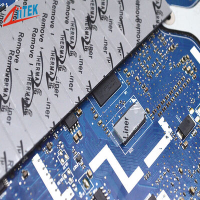 Almohadilla térmica autoadhesiva certificada UL y RoHs de alta conductividad 3W para refrigeración de CPU/GPU de computadora