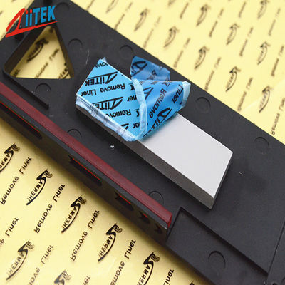 Cojín termal relleno de cerámica blanco gris del silicón para los servidores del AI de los procesadores del AI